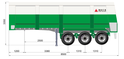 HLV9401ZLS型散装粮食运输半挂车